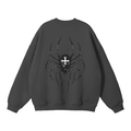 Sweat-shirt Streetwear Araignée Charisme Sombre Gris Foncé
