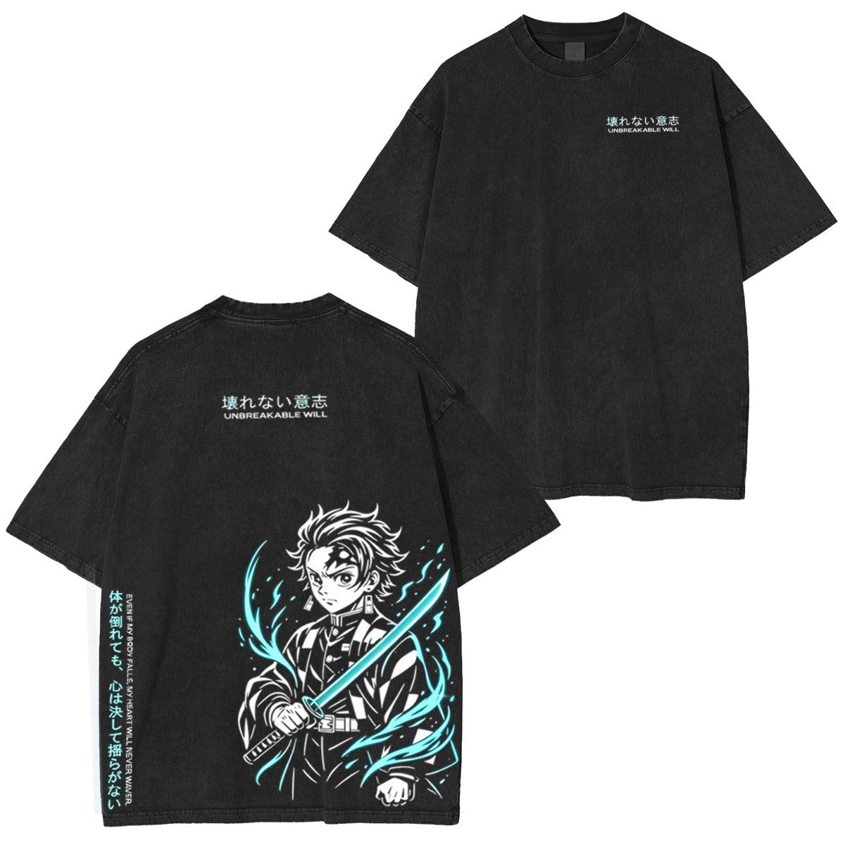 Tanjiro Kamado  Demon Slayer Infinity Castle Special Edition Vintage washed T-shirt/Crewneck/Hoodie