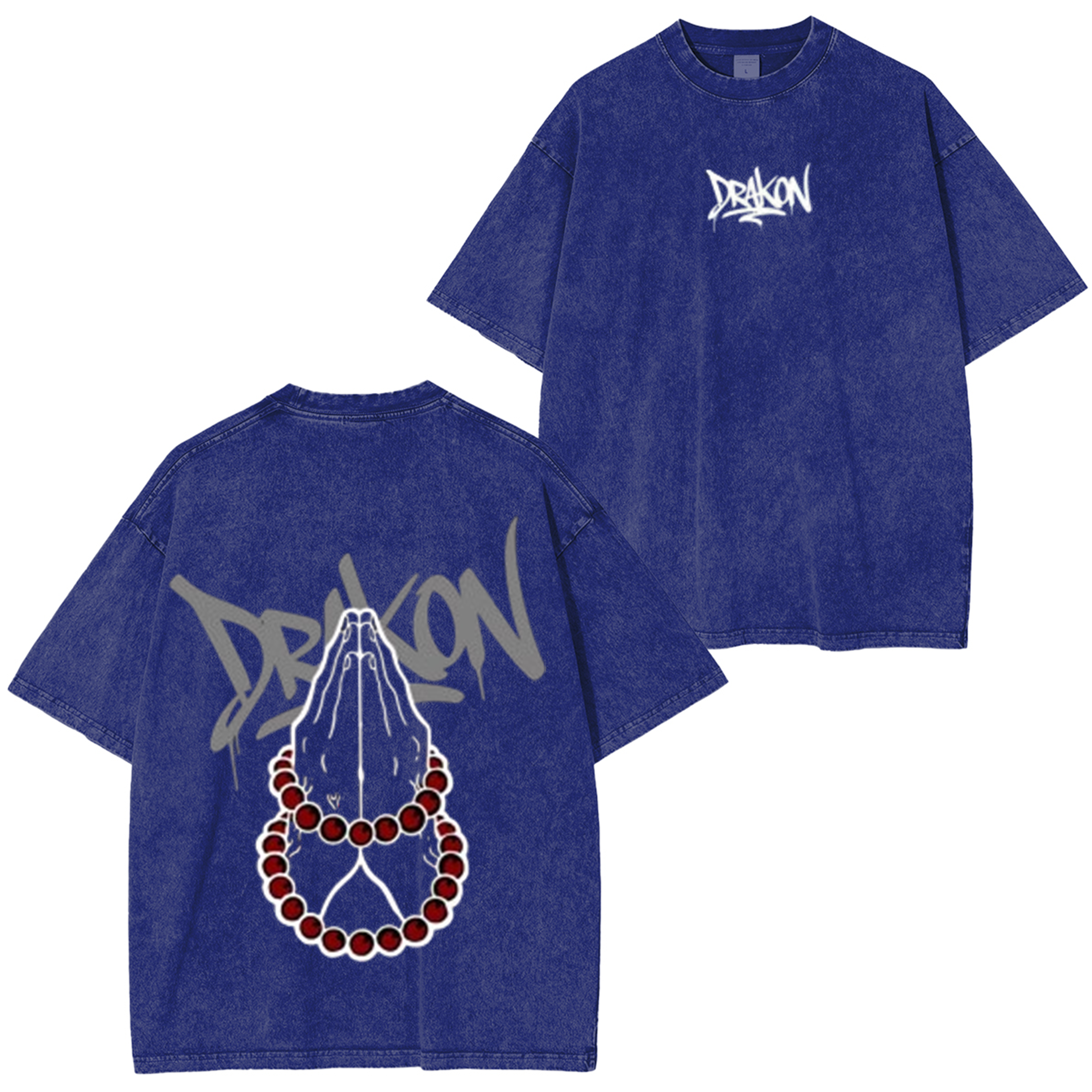 Camiseta lavada unisex de anime Demon Slayer