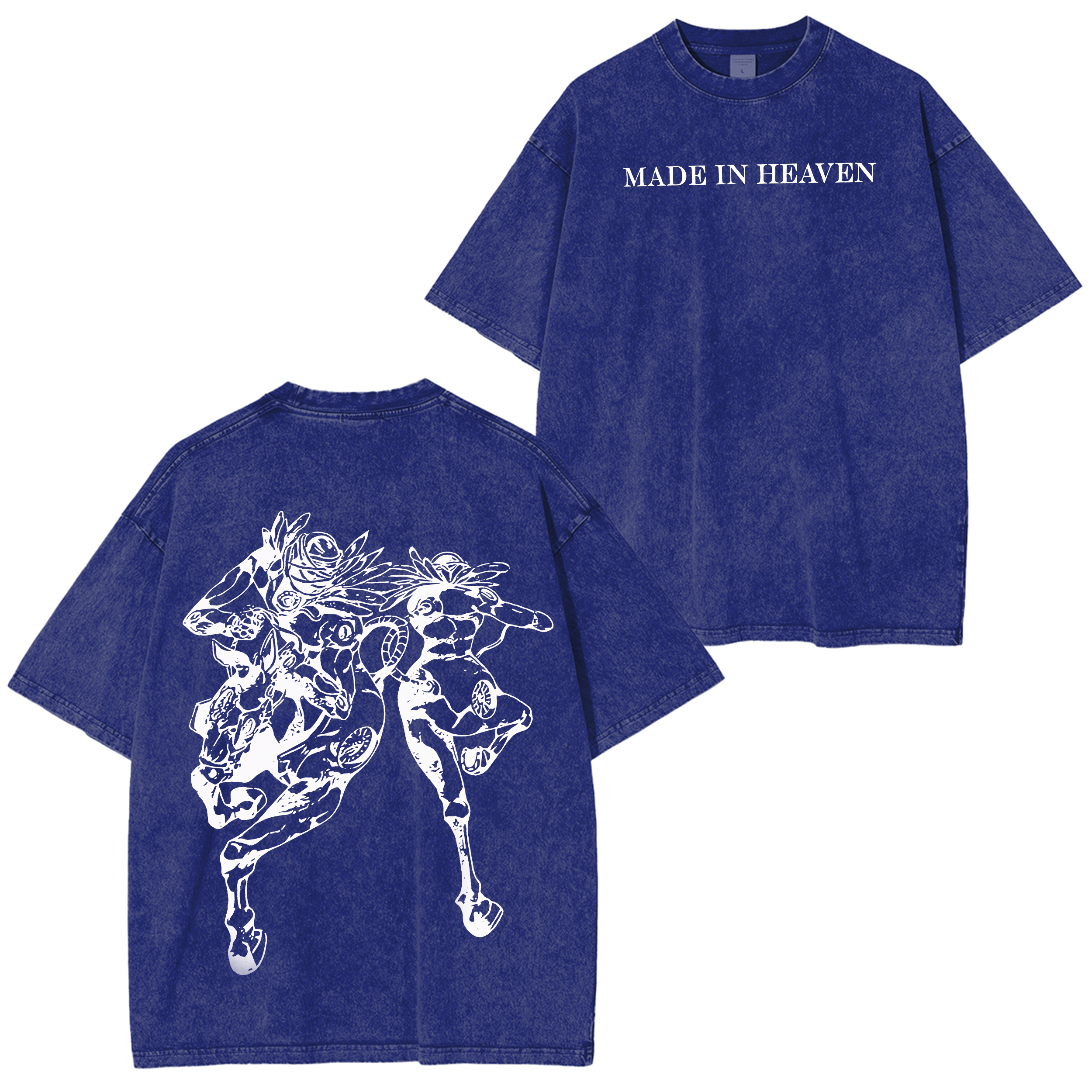Camiseta vintage unisex lavada de JoJo's Bizarre Adventure: Steel Ball Run