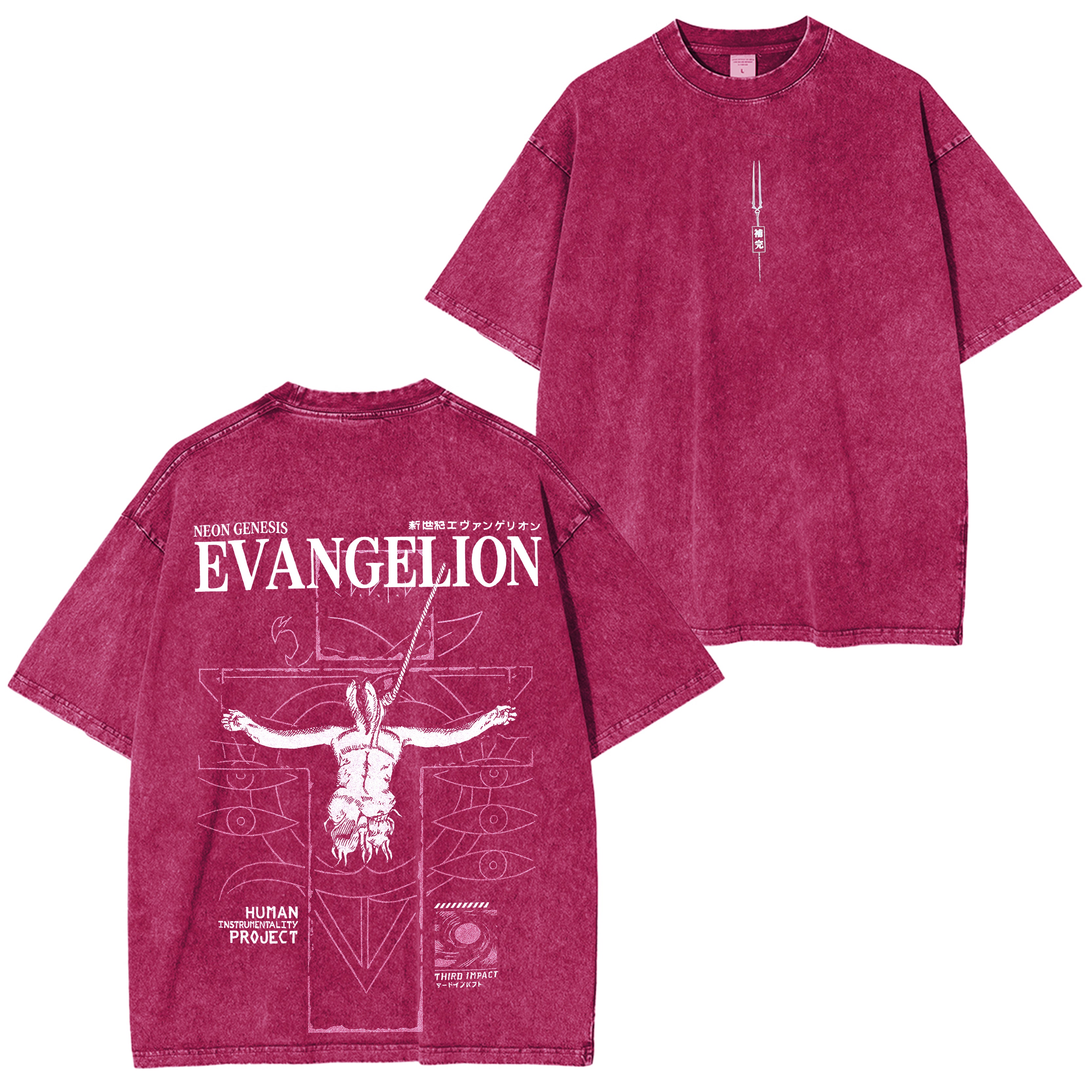 T-shirt Lilith ACID WASH - T-shirts Neon Genesis Evangelion