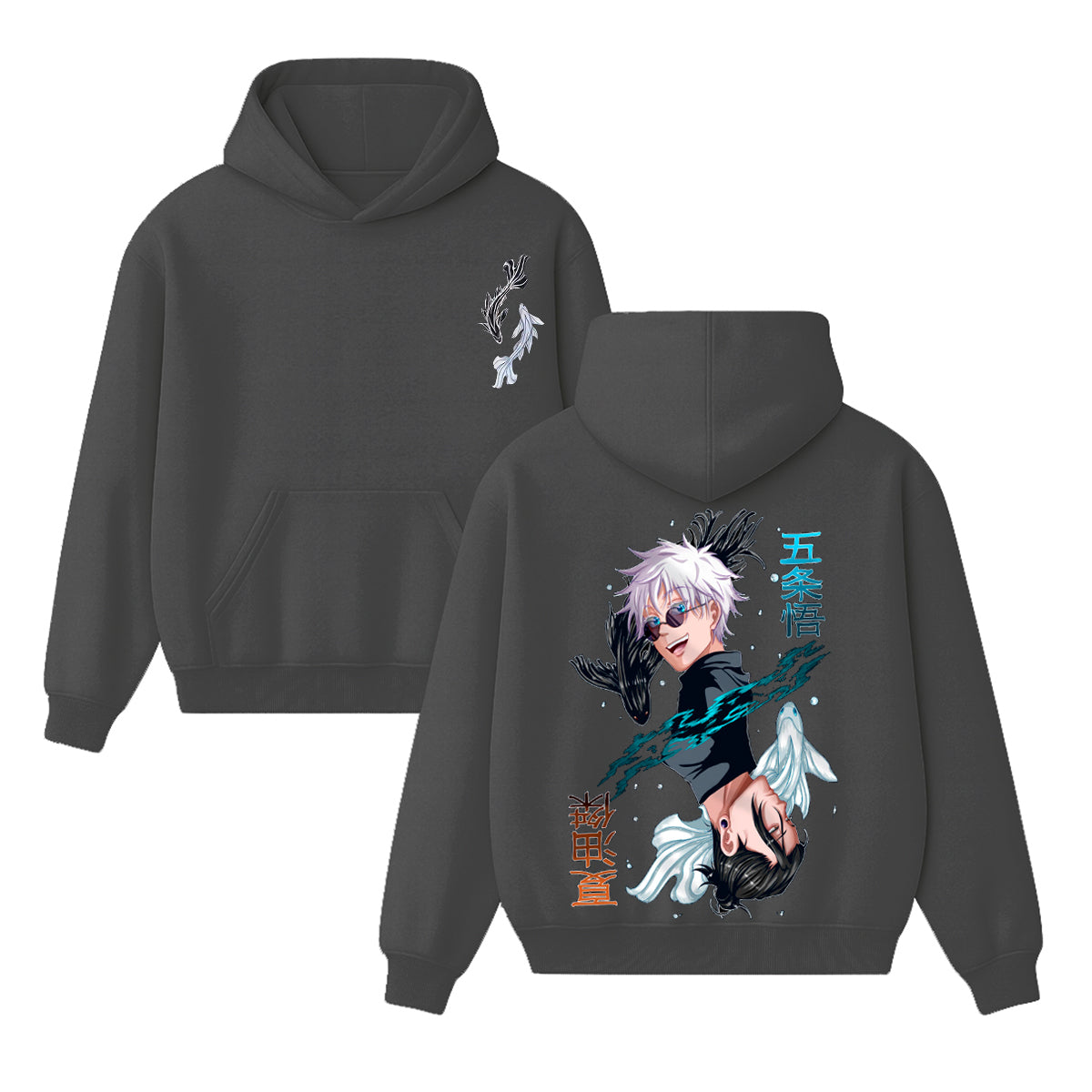Camiseta Unisex Lavada Gojo Satoru Geto Suguru