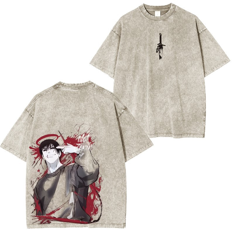 Azikbd Jujutsu Kaisen Anime Retro Tshirt