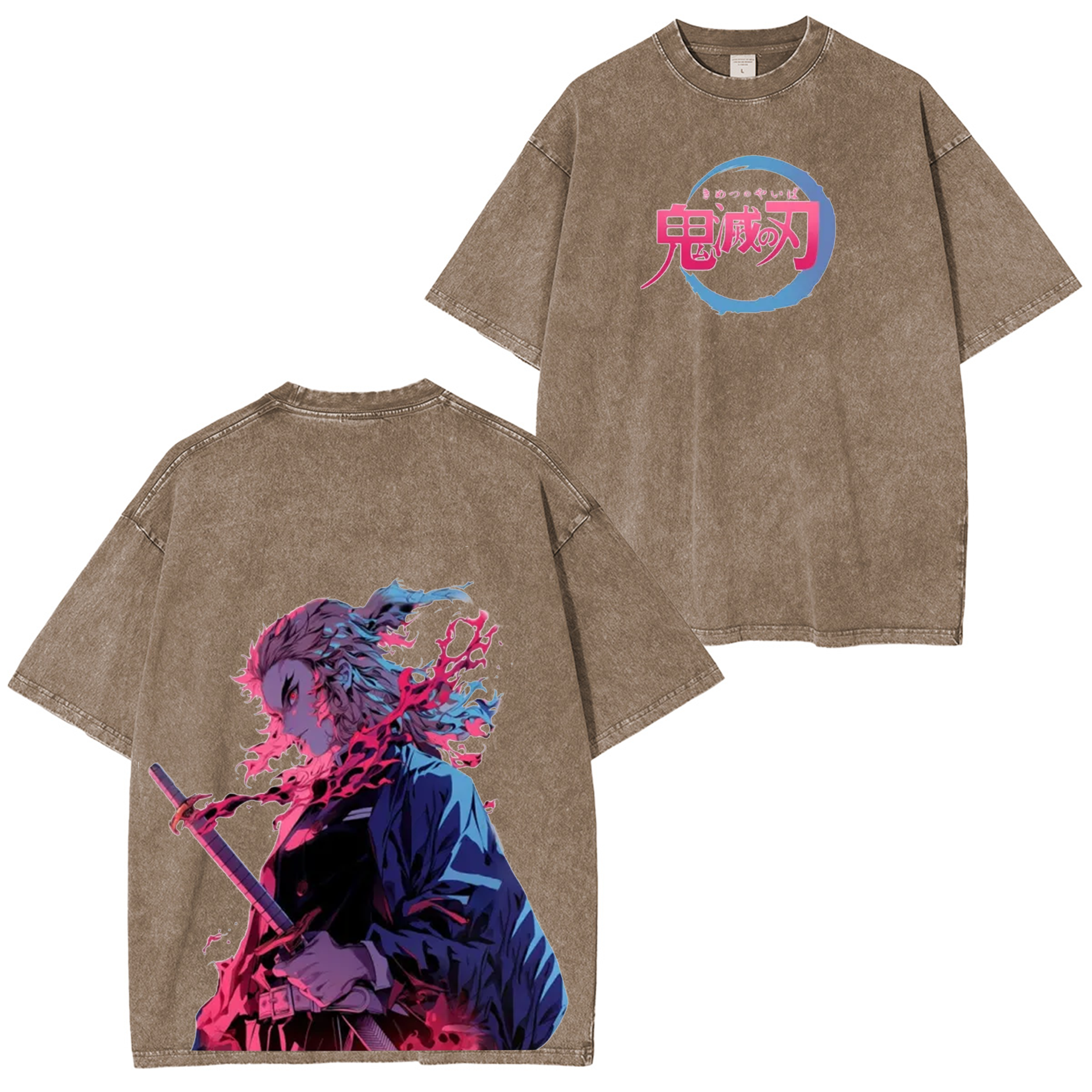 Demon Slayer Unisex Anime-Inspired Retro T-Shirt