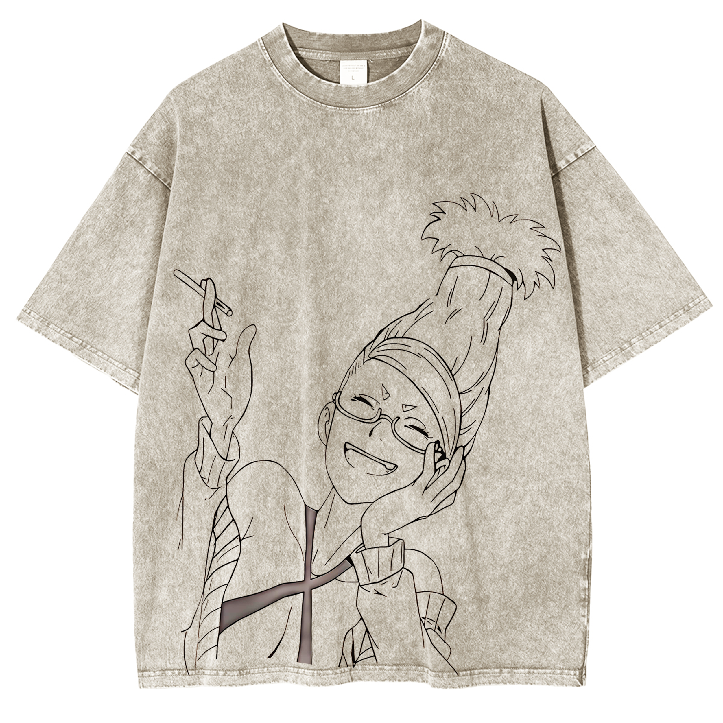Seiko Ayase-Dandadan Camiseta vintage unisex lavada