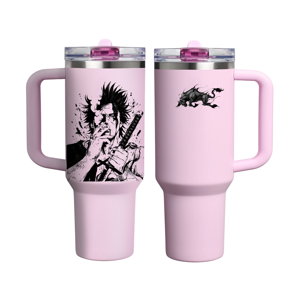 Black Clover Anime Flip Straw Tumbler