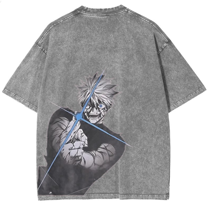 T-shirt Surdimensionné Vintage Jujutsu Kaisen