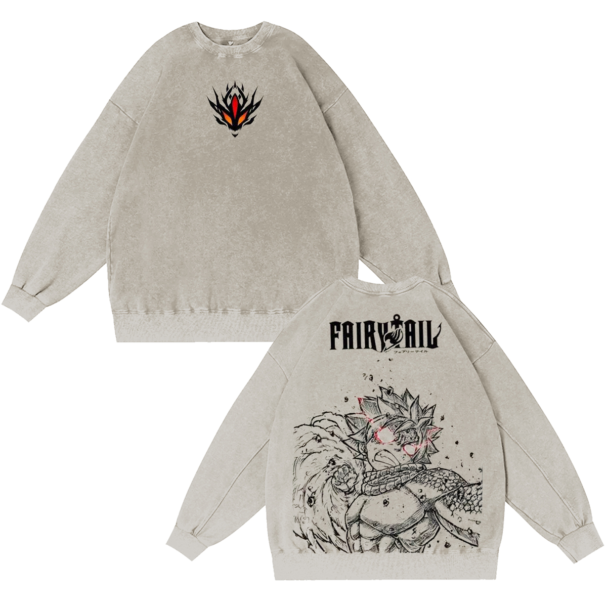 Fairy Tail: Natsu Dragneel Camiseta/Sudadera/Sudadera con capucha vintage