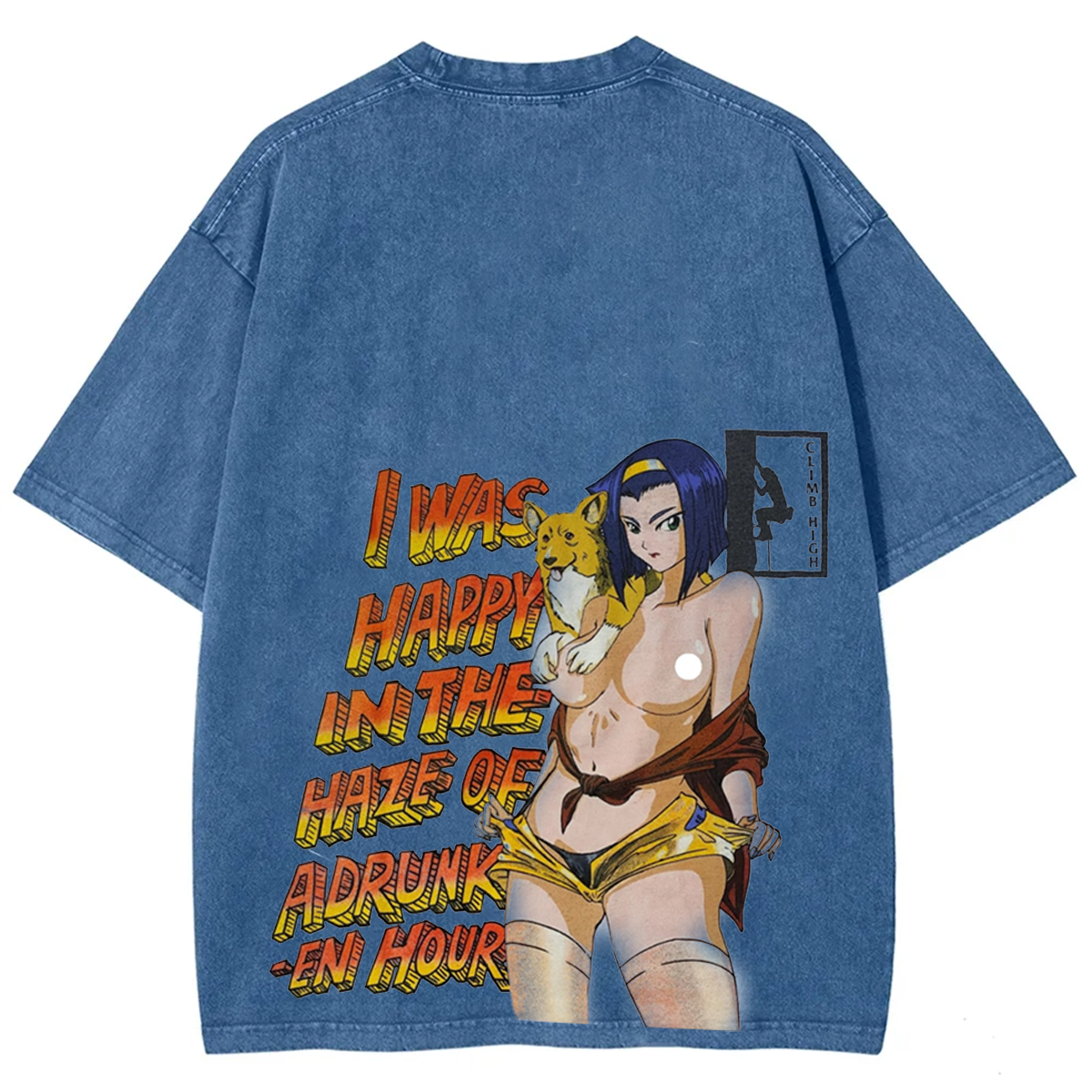 Anima × Película Anime Cowboy Bebop Faye Spike Manga Camiseta