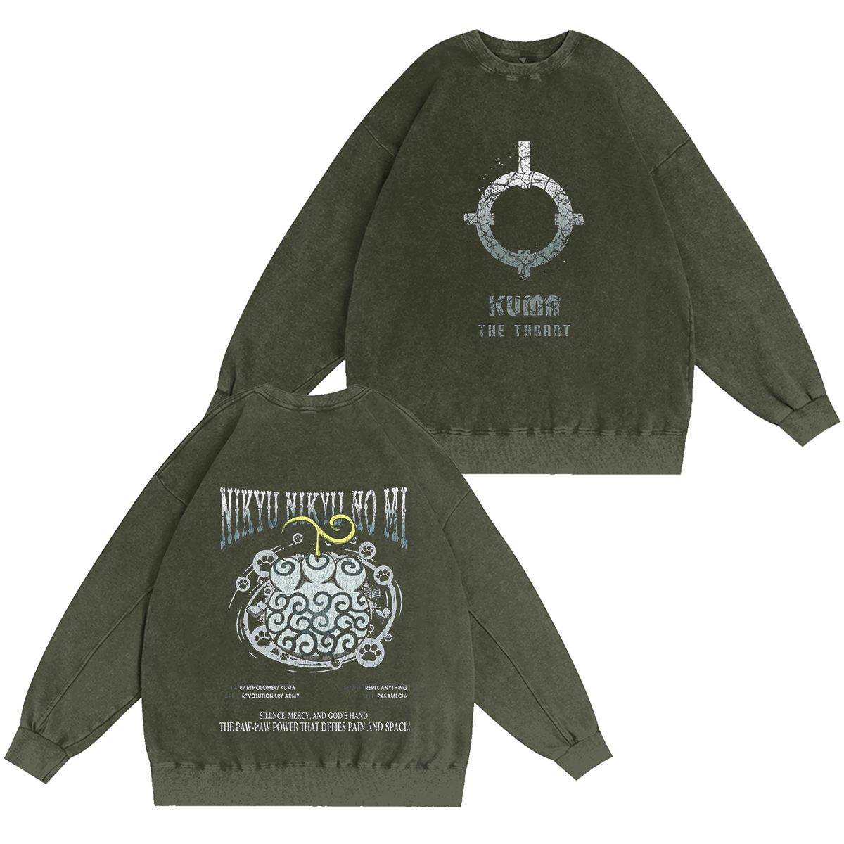One Piece Vintage Washed T-shirt/Crewneck/Hoodie