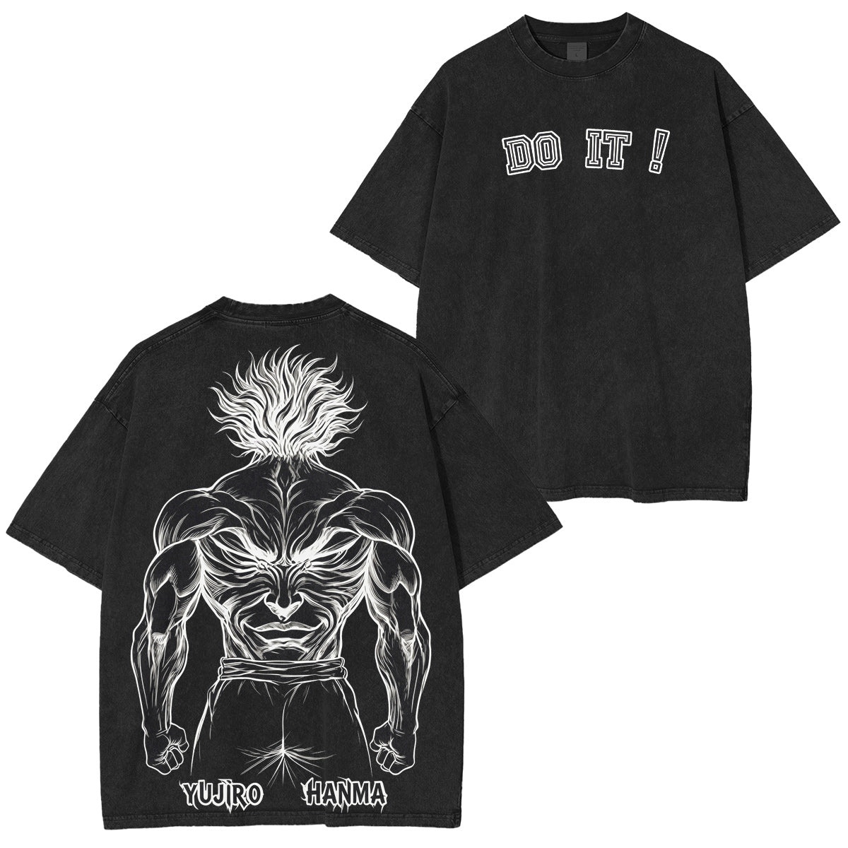 Baki the Grappler :Yujiro Hanma Vintage washed T-shirt/Crewneck/Hoodie