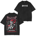 Igris Solo Leveling Vintage Anime Washed T-shirt/Crewneck/Hoodie