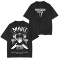 T-shirt/Sweat-shirt/Pull à capuche délavé(e) Maki Zenin, Jujutsu Kaisen, Style Anime Vintage