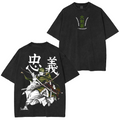 Camiseta/Sudadera de cuello redondo/Sudadera con capucha desgastada de anime de Zoro - One Piece