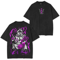 Camiseta/Sudadera/Sudadera con capucha lavada de anime Zoro Asura X One Piece