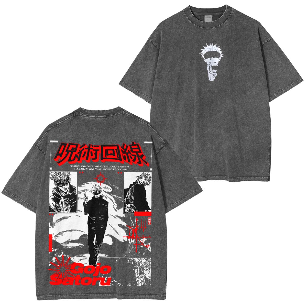 T-shirt vintage Jujutsu Kaisen Gojo Sator