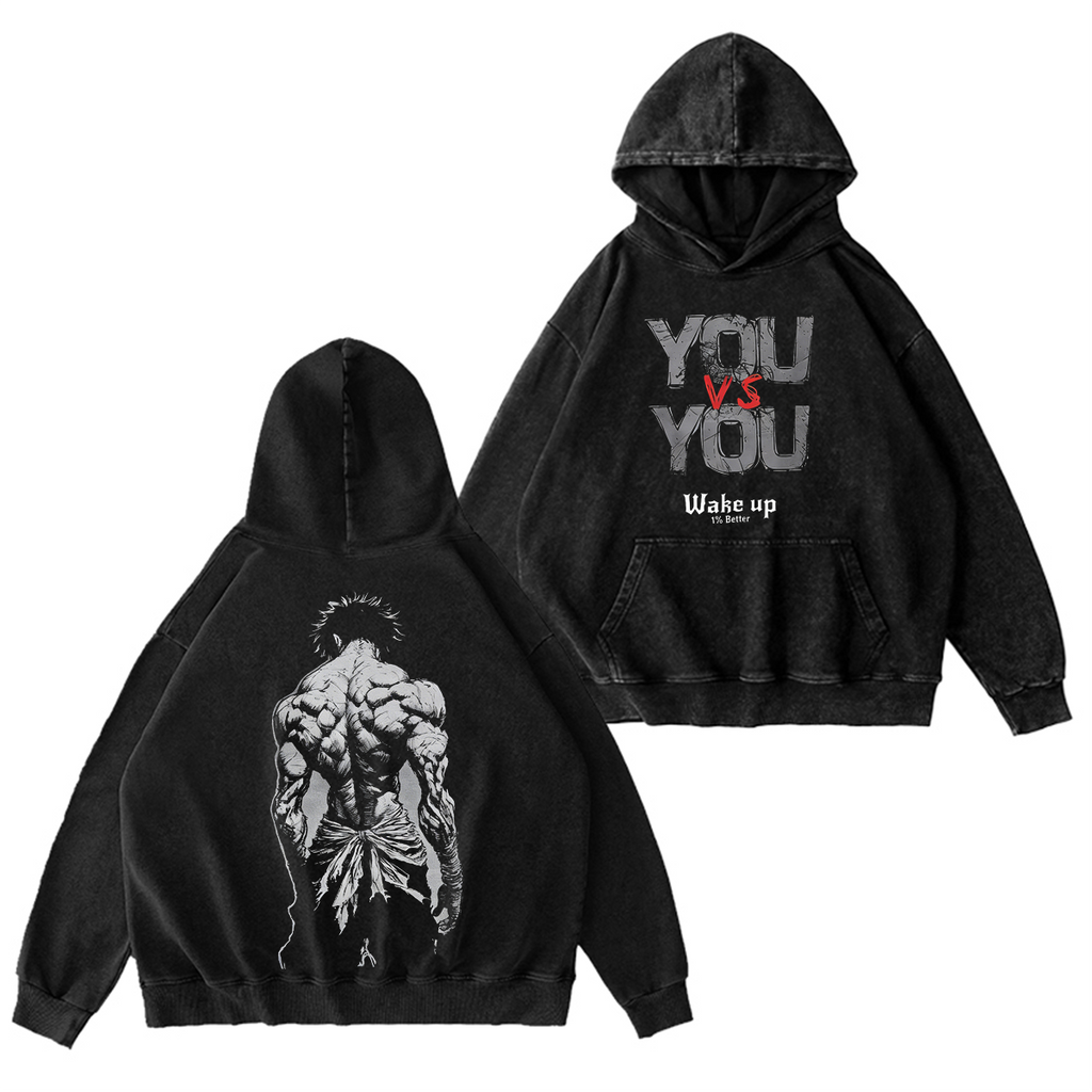 Baki Hanma Anime Washed T-shirt/Crewneck/Hoodie