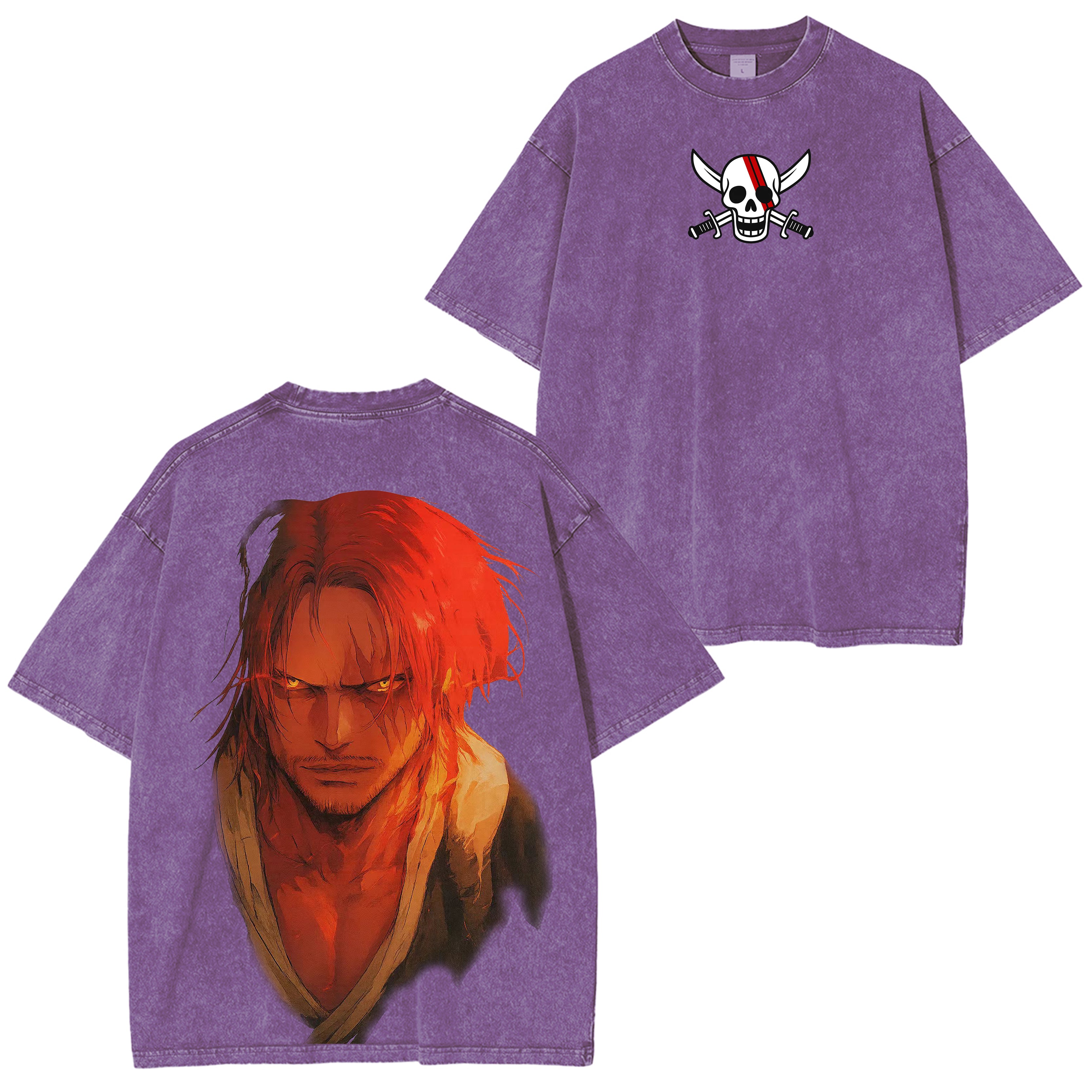 Camiseta vintage desgastada Shanks