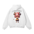Sudadera con capucha blanca Reindeer Resolve Y2K Streetwear