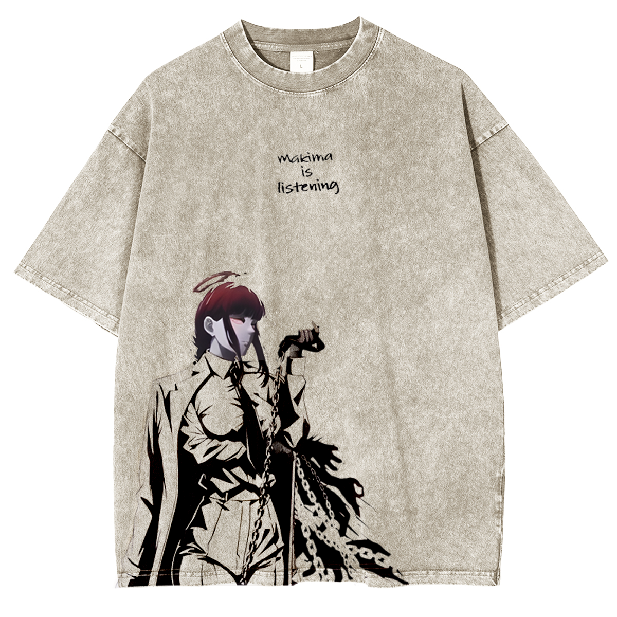 T-shirt Portrait Makima Chainsaw Man