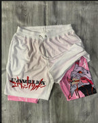 Shorts de sport imprimés Neon Genesis Evangelion