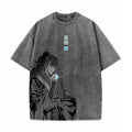 T-shirt délavé unisexe Geto Jujutsu Kaisen