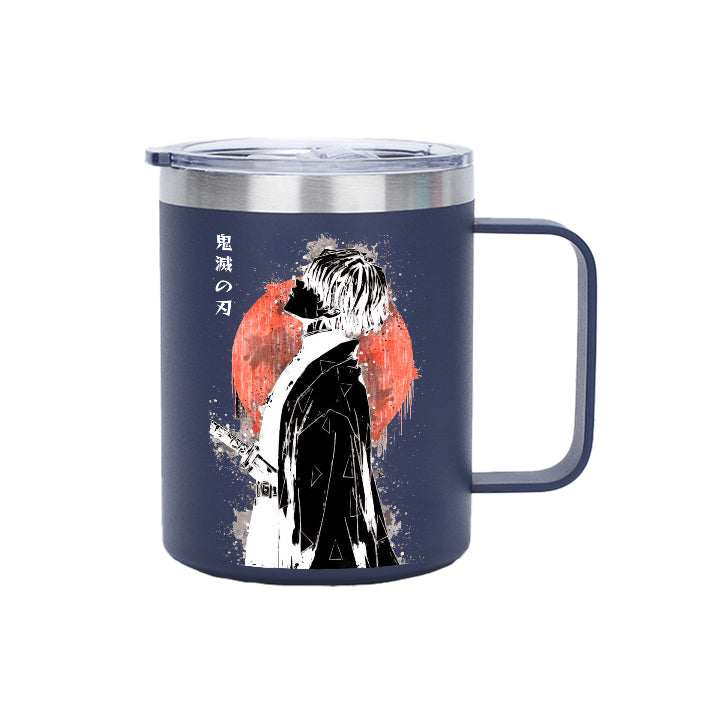 Zenitsu Demon Slayer Insulated Portable Coffee Mug with Handle