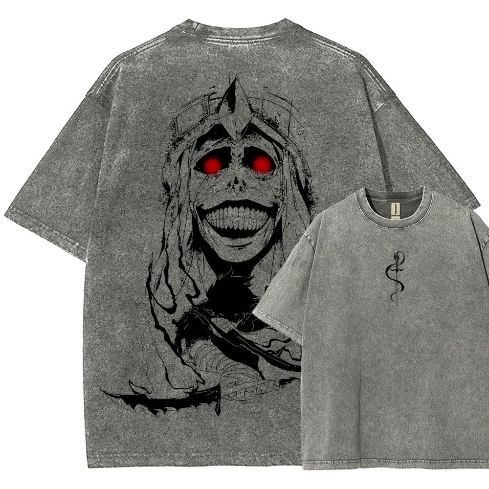 camiseta lavada unisex solo leveling 2502004303