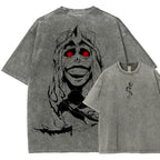 camiseta lavada unisex solo leveling 2502004303