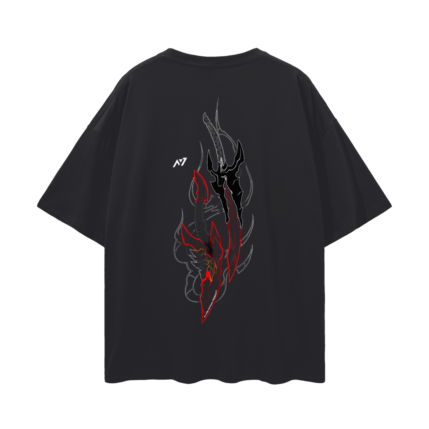 Camiseta de moda urbana Daga de Ira - Solo Leveling