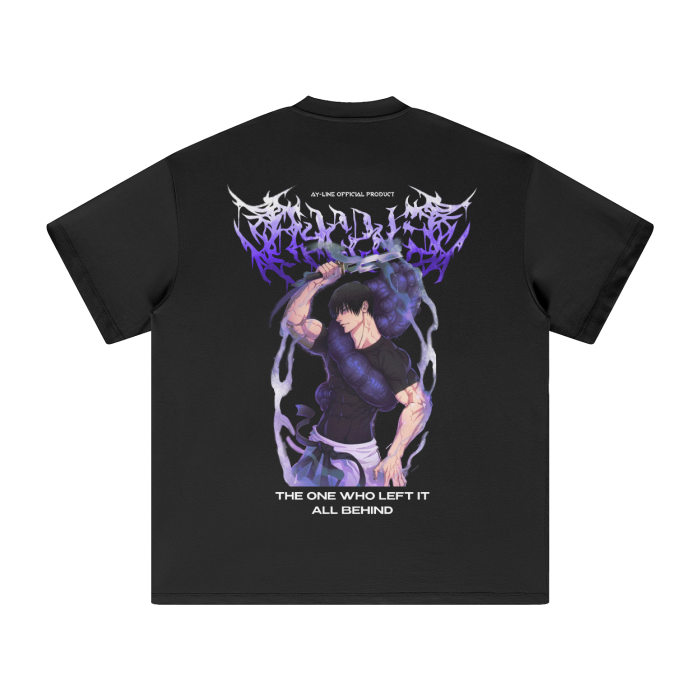 The One Who Left It All Behind Streetwear Shirt Black Heavy