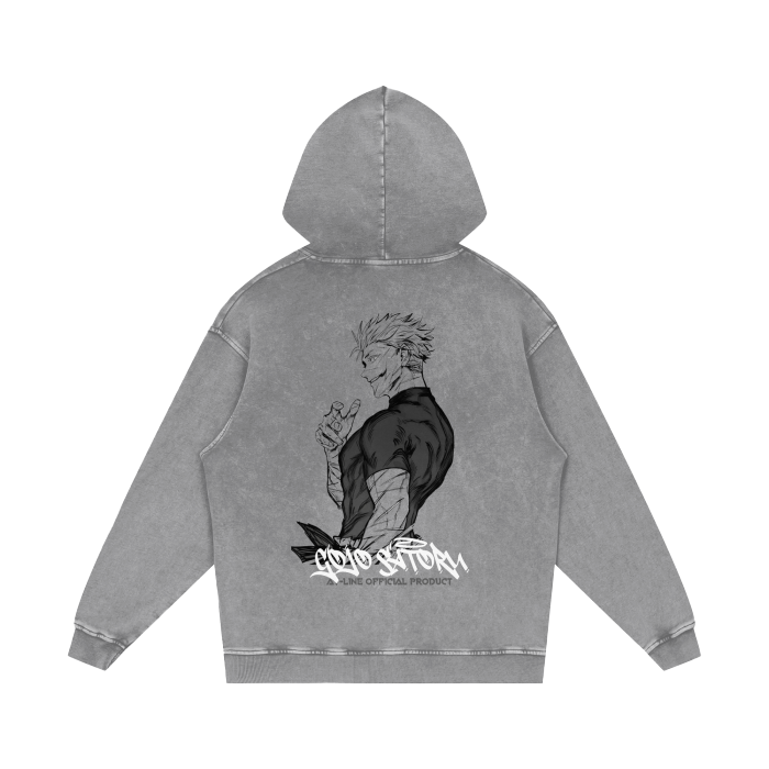 Le hoodie délavé Honored One Streetwear