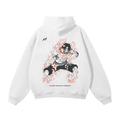 Sudadera con capucha blanca Flame Rogue Streetwear
