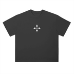 Camiseta streetwear de peso pesado negro con araña Carisma Oscuro