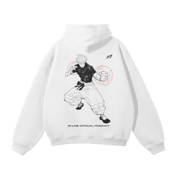 La Sudadera con Capucha Streetwear Más Resistente Blanca
