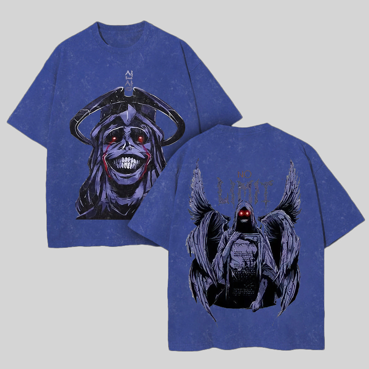 Solo Leveling Printed Men's Washed T-Shirt