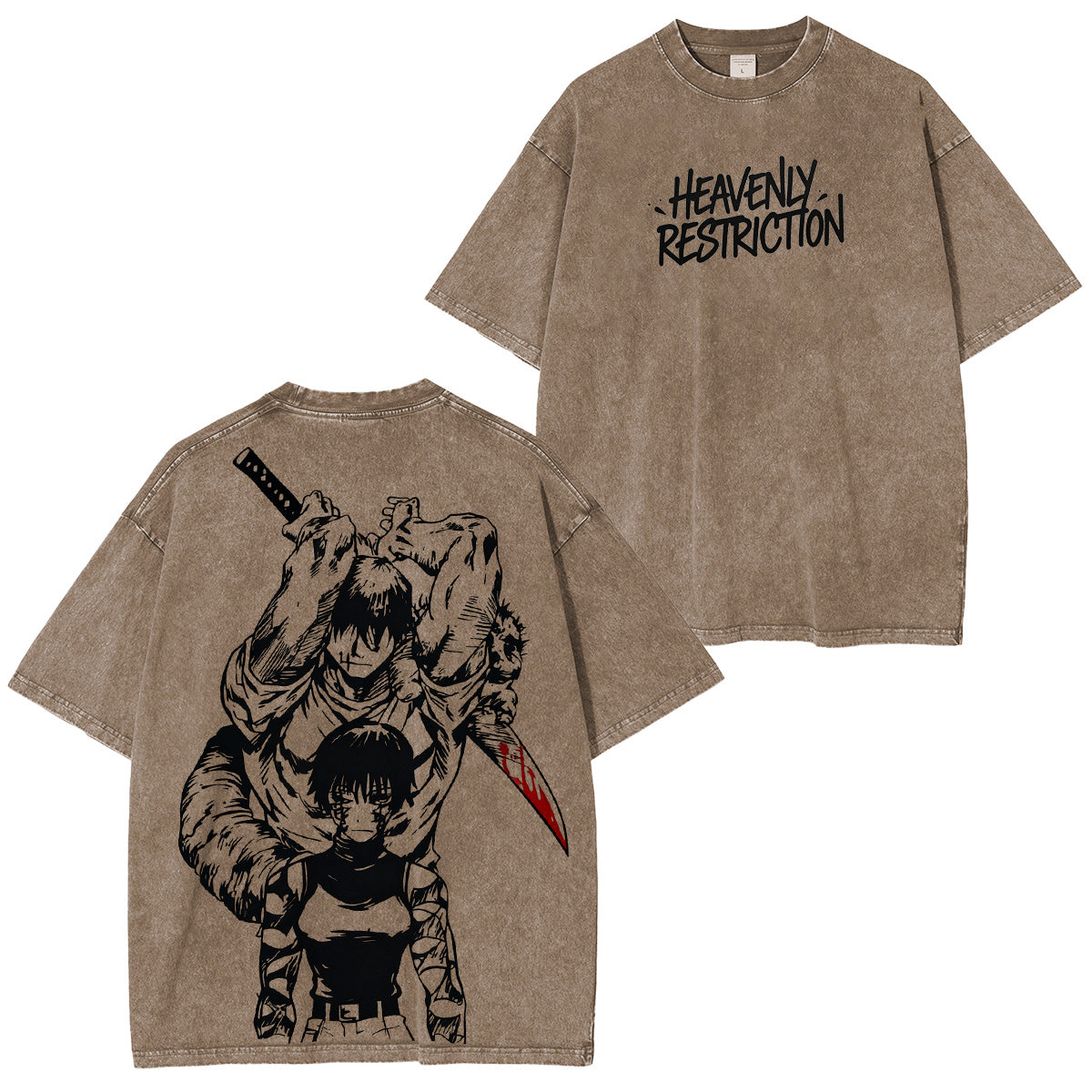 Jujutsu Kaisen: Toji el Tirano Celestial Camiseta/Sudadera/Sudadera con Capucha Lavada Vintage