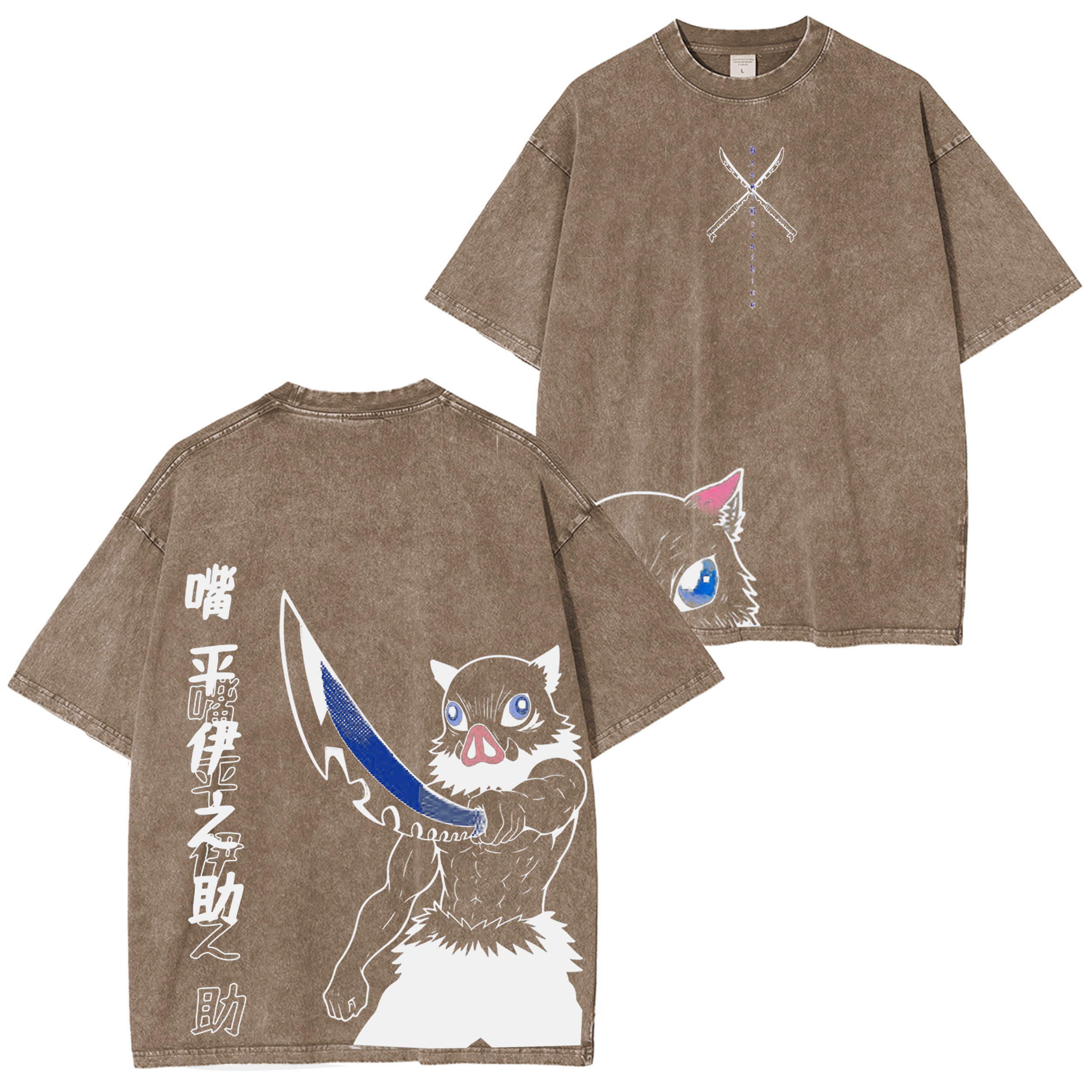 Demon Slayer Vintage Oversize Tee