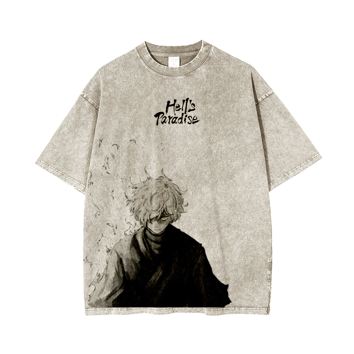 Camiseta Lavada de Gabimaru de Hell's Paradise