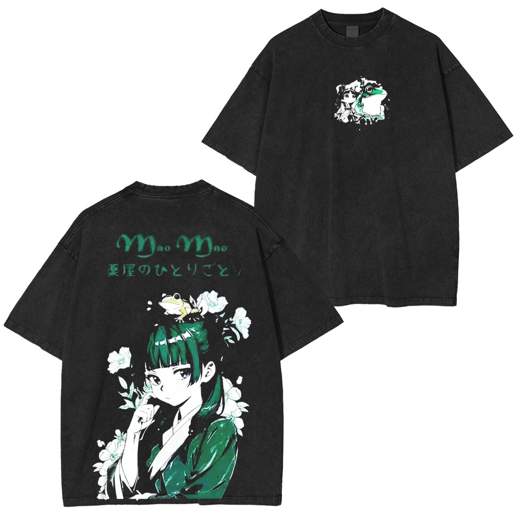 Maomao - La Genial Boticaria del Palacio Trasero Camiseta/Sudadera/Sudadera con Capucha con Lavado Vintage
