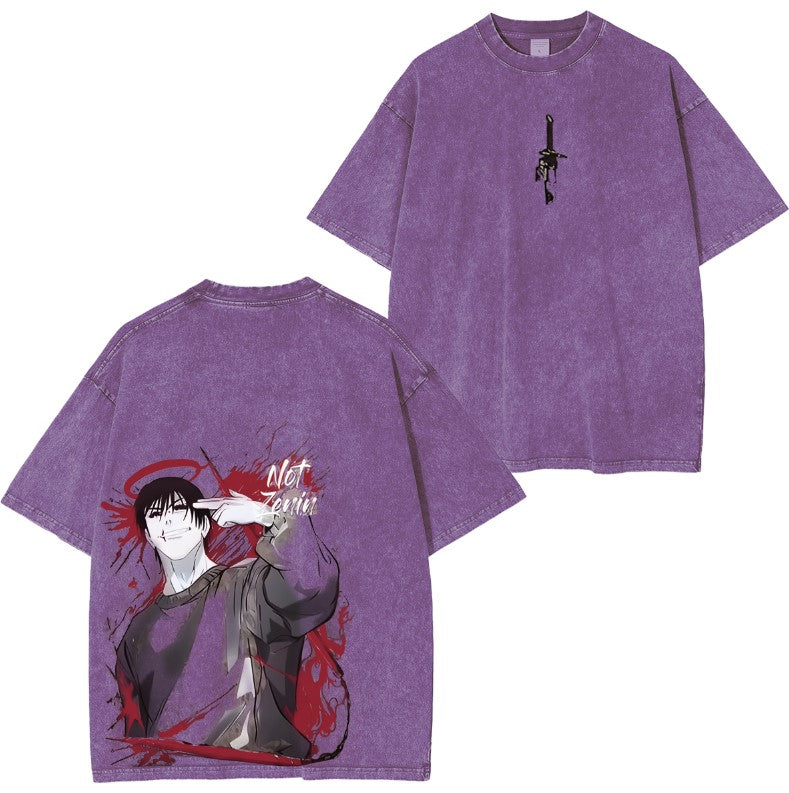 Azikbd Jujutsu Kaisen Anime Retro Tshirt