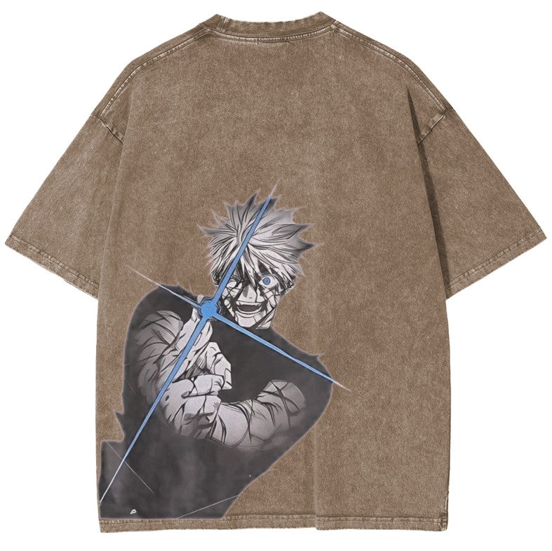 T-shirt Surdimensionné Vintage Jujutsu Kaisen