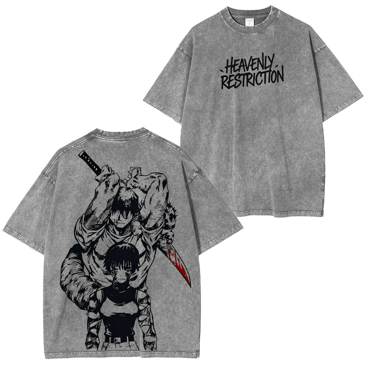 Jujutsu Kaisen: Toji el Tirano Celestial Camiseta/Sudadera/Sudadera con Capucha Lavada Vintage