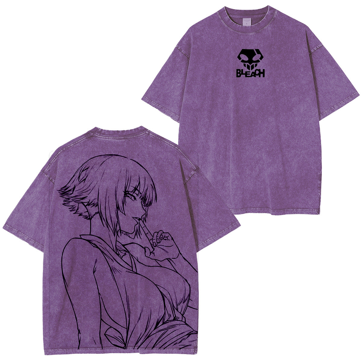 Bleach :Soi Fon Vintage washed T-shirt/Crewneck/Hoodie