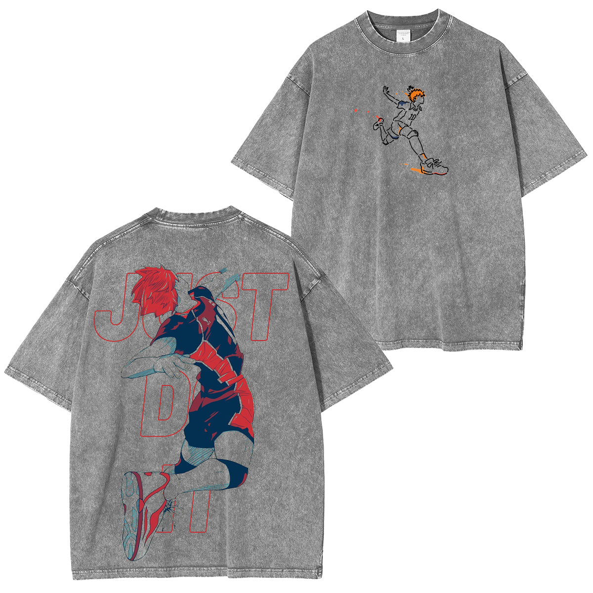 Haikyu!!  :Shoyo Hinata Vintage washed T-shirt/Crewneck/Hoodie