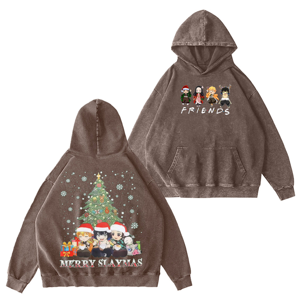 Demon Slayer Friends Vintage Washed T-shirt/Crewneck/Hoodie