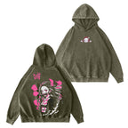 Kamado Nezuko Demon Slayer T-shirt/Sweat-shirt/Sweat à capuche délavé