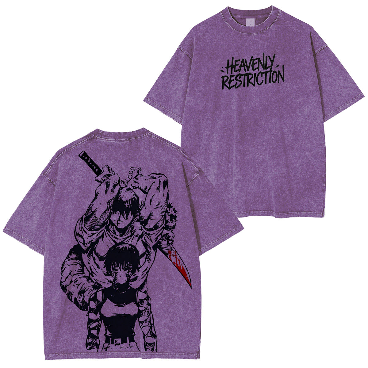 Jujutsu Kaisen: Toji el Tirano Celestial Camiseta/Sudadera/Sudadera con Capucha Lavada Vintage