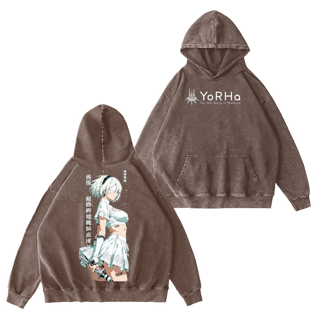 NieR: Automata Washed T-shirt/Crewneck/Hoodie