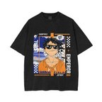 T-shirt/Col ras du cou/Sweat à capuche oversize Luffy